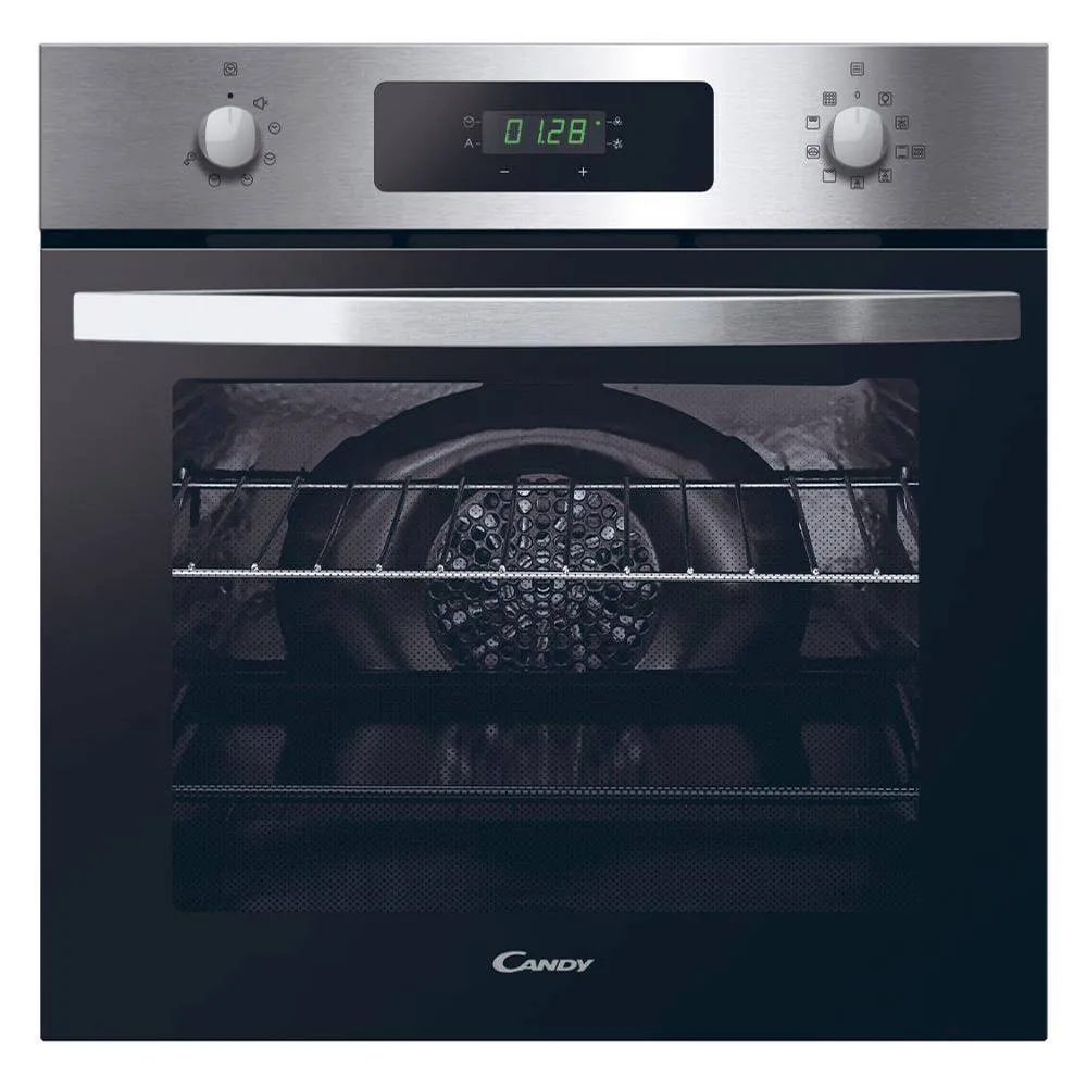 Forno Elétrico de Encastre Candy Idea FIDC X676 Pyro + Aquactiva 65L A Preto/Inox