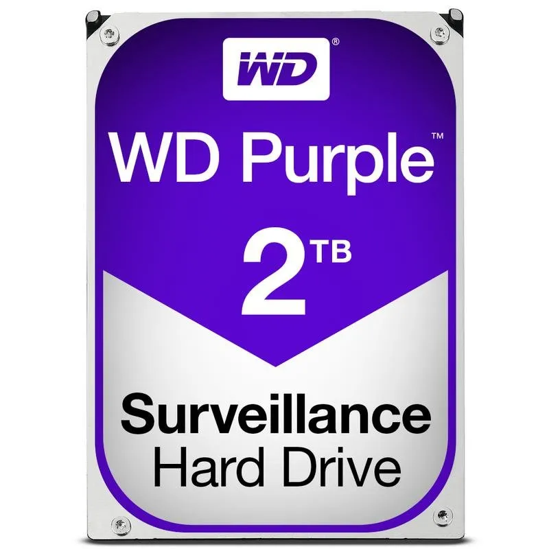 Disco Rígido 3.5" Western Digital Purple 2TB 5400RPM SATA III