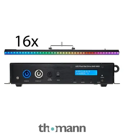 Stairville LED Pixel Rail 40 RGB Bundle