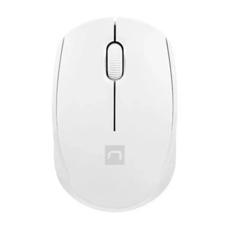 Ratón Natec Stork inalámbrico 1600 DPI ambidestro branco