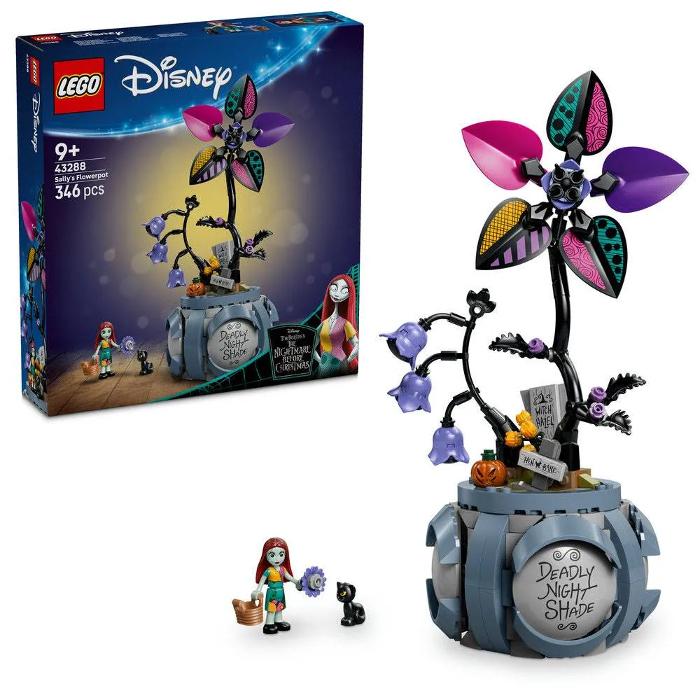 LEGO Disney Classic: O Vaso de Flores da Sally | Idades 9+ | 346 Peças | Item 43288
