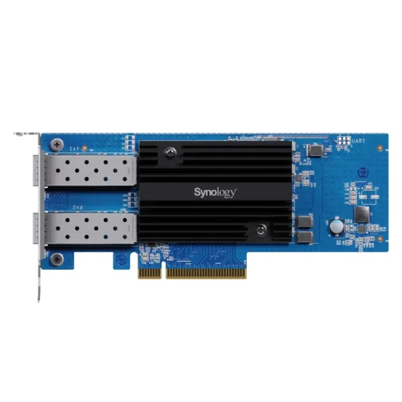 Synology E25G30-F2 Placa de Expansão SFP28 25GbE PCIe 3.0x8 com 2 Portas para Sistemas Synology