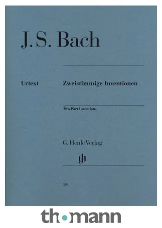 Henle Verlag Bach Zweistimmige Inventionen