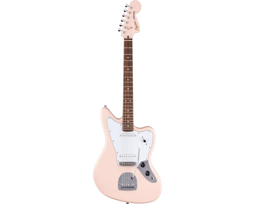 Squier by Fender Limited Edition Affinity Jaguar LRL WPG MH Shell Pink