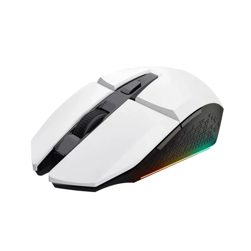 Trust GXT 110 FELOX Rato Gaming Sem Fios Iluminado 4800 DPI Branco