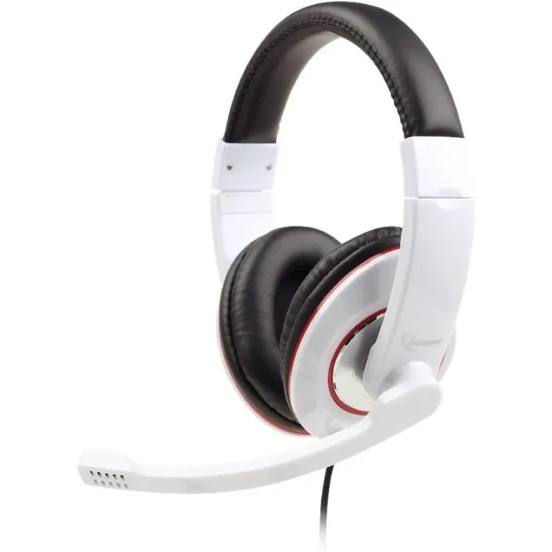 Headset Gembird MHS-001-GW Stereo Gaming Branco Glossy