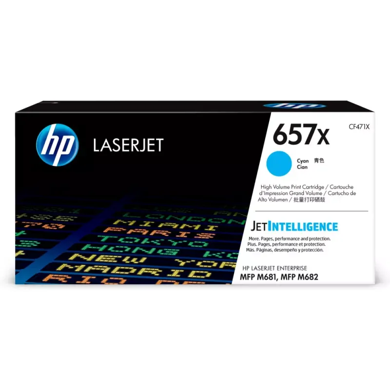 Toner 657X Ciano (23000 páginas) – HP