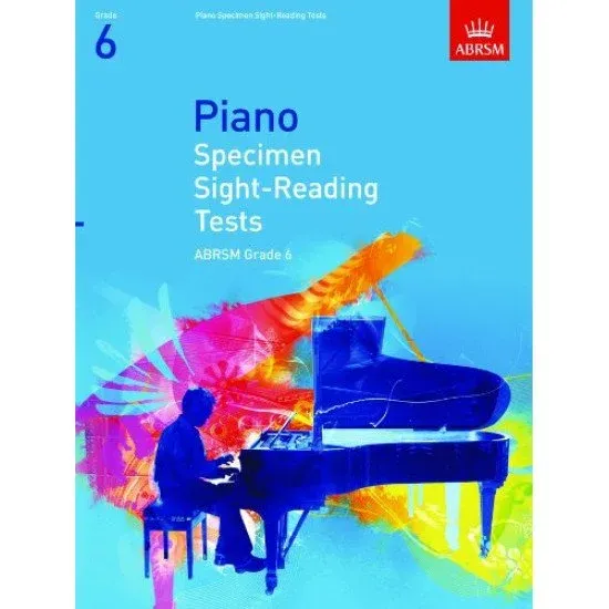 ABRSM LIVRO Piano Specimen Sight Reading Tests Grade 6
