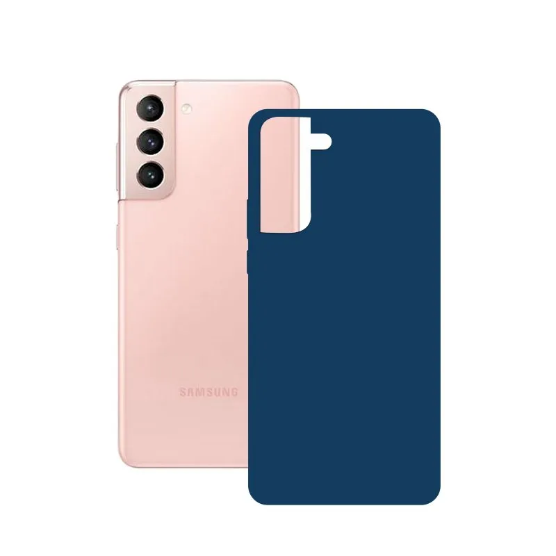 Ksix Capa Silk para Samsung Galaxy S21 5G Azul