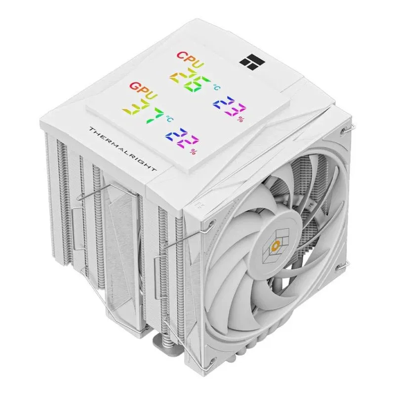 Cooler CPU Refrigeração Ar Thermalright Socket AM4 AM5 LGA 1200 130mm Royal Knight 120 RGB