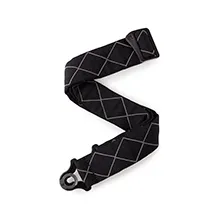 Correia Guitarra D'Addario 50BAL02 Auto Lock Diamonds Black