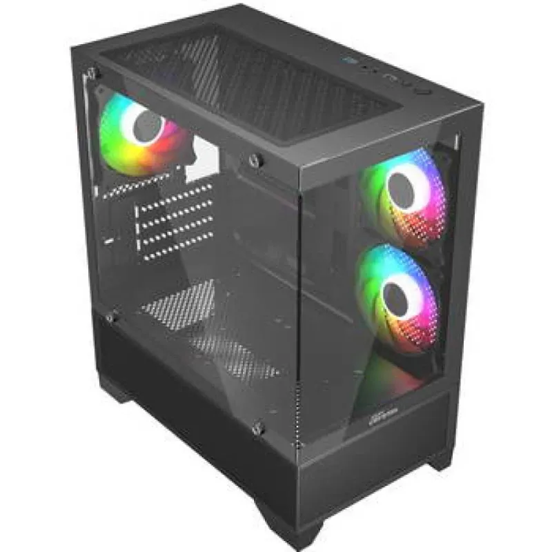 Caixa ATX SLAYER RX33 CRYSTAL 3X FAN ARGB Vidro Full View