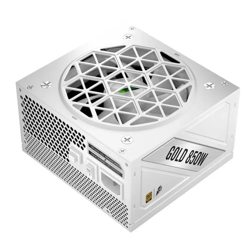 Fonte Alimentação Fuente de Alimentação 1stplayer NGDP-GLD-850-WH-EU 850W 80 PLUS Gold modular branca