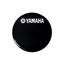 Pele Bombo 18" Yamaha SH18250BL Logo Preto