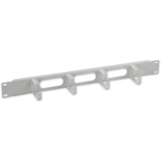 Intellinet 712101 Organizador de cabos 1U metal cinza 712101