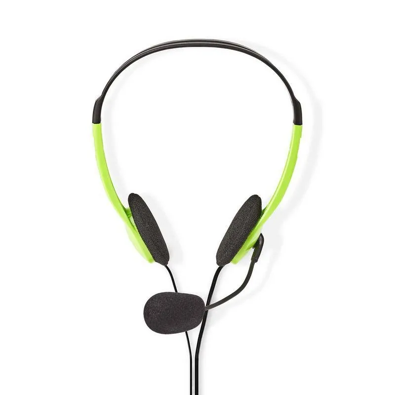 Auriculares NEDIS CHST100GN com fio Jack 3,5 mm Educação Verde