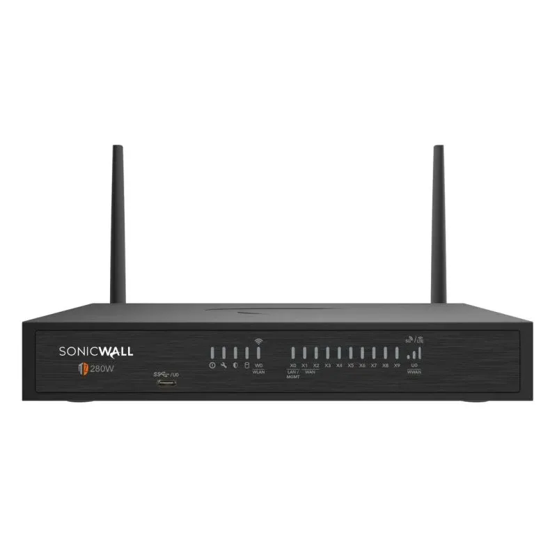 SAI SonicWall TZ380 3,5 Gbit/s 8 portas Ethernet 2 slots SFP+ 512 GB armazenamento