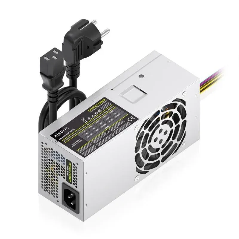 Fuente de Alimentación AISENS ASPC-500TFX-PSE 500W Certificação CE RoHS silenciosa