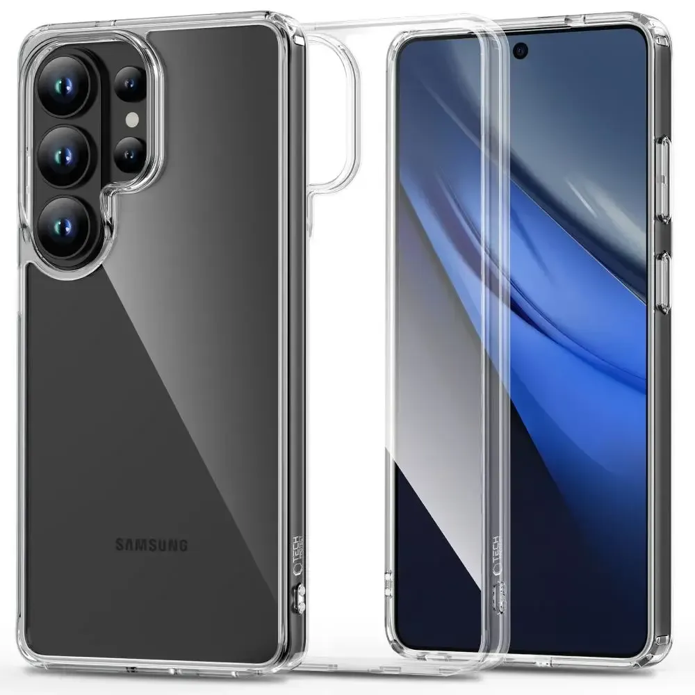 Capa Tech-Protect Samsung Galaxy S26 Ultra FlexAir Hybrid Clear