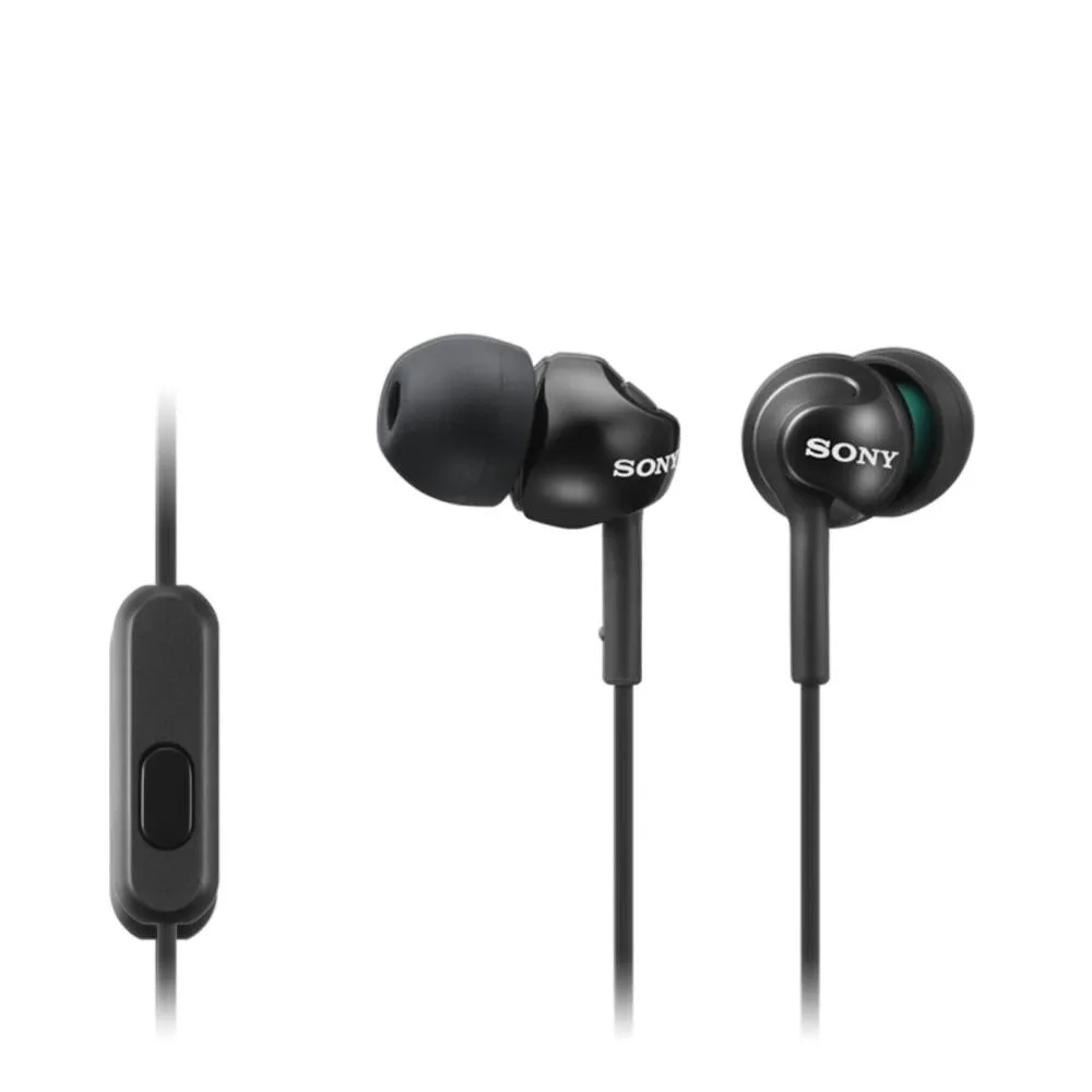 Auriculares Sony MDR-EX110APB (Android) Pretos Jack 3.5mm