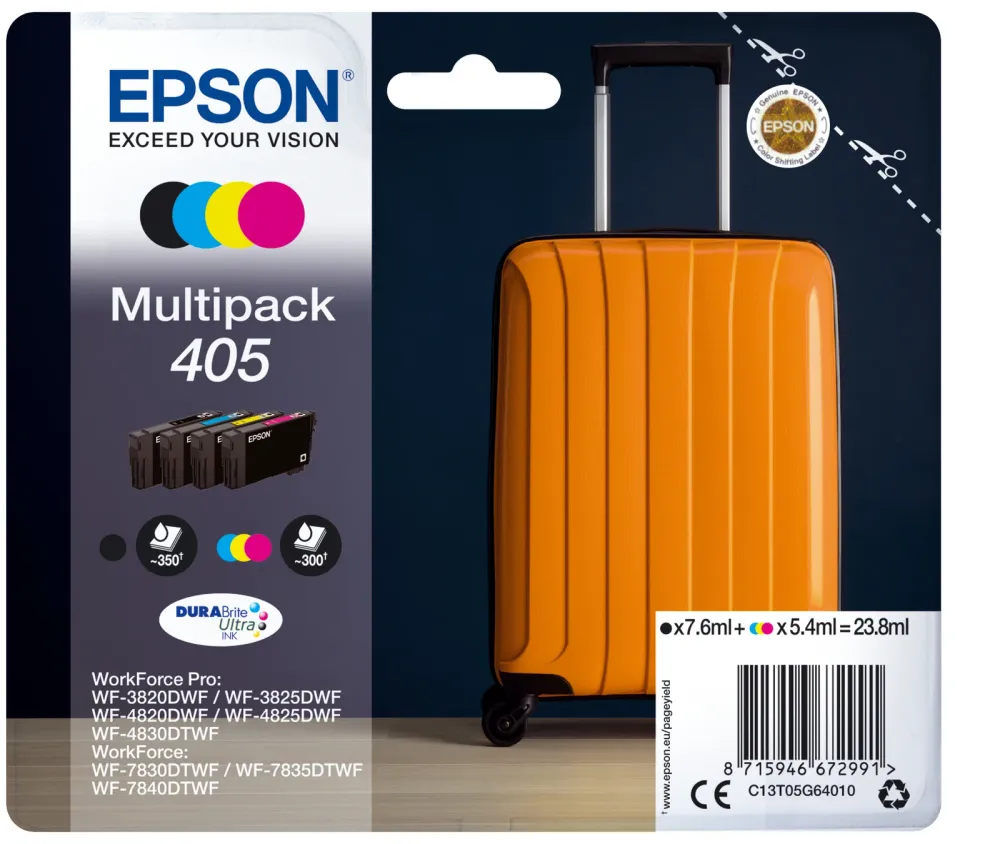 EPSON 2LB Multipack 4-colours 405 DURABrite Ultra Ink