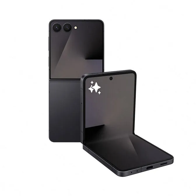 Smartphone Samsung Galaxy Z Flip 7 5G 6.9" (12 /512GB) 120Hz Preto Noturno