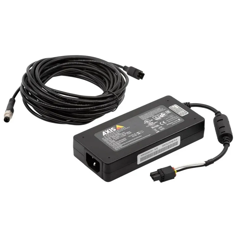 Fonte Alimentação Axis 02040-001 Fonte de Alimentação 75W Q6010-E com Cabo 7m Preta