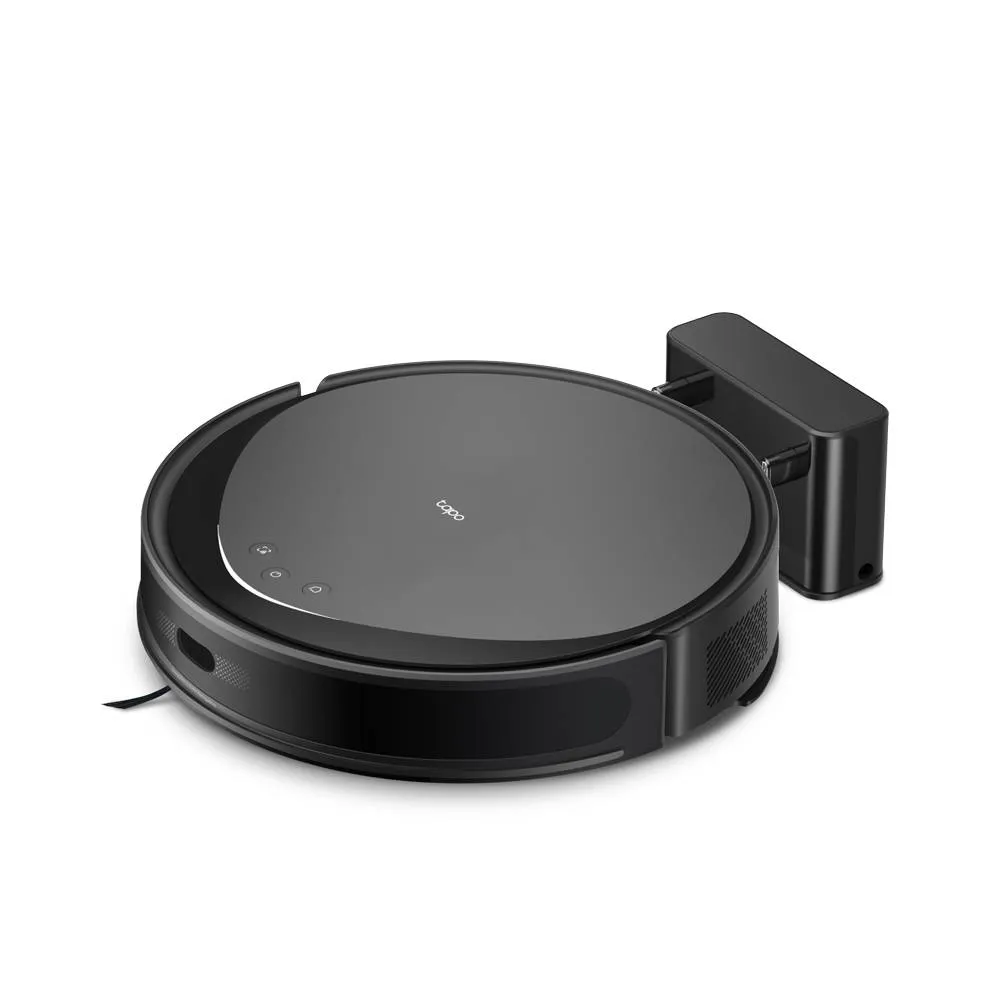 Aspirador Robô TP-Link Tapo RV20 Max 5300Pa 2600mAh Preto + Base Station
