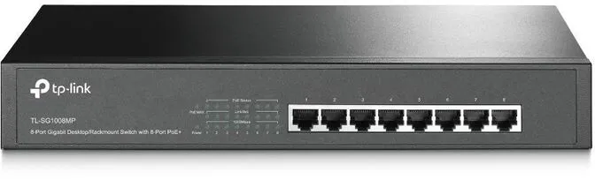 Switch TP-Link TL-SG1008MP 8 Portas Gigabit PoE+