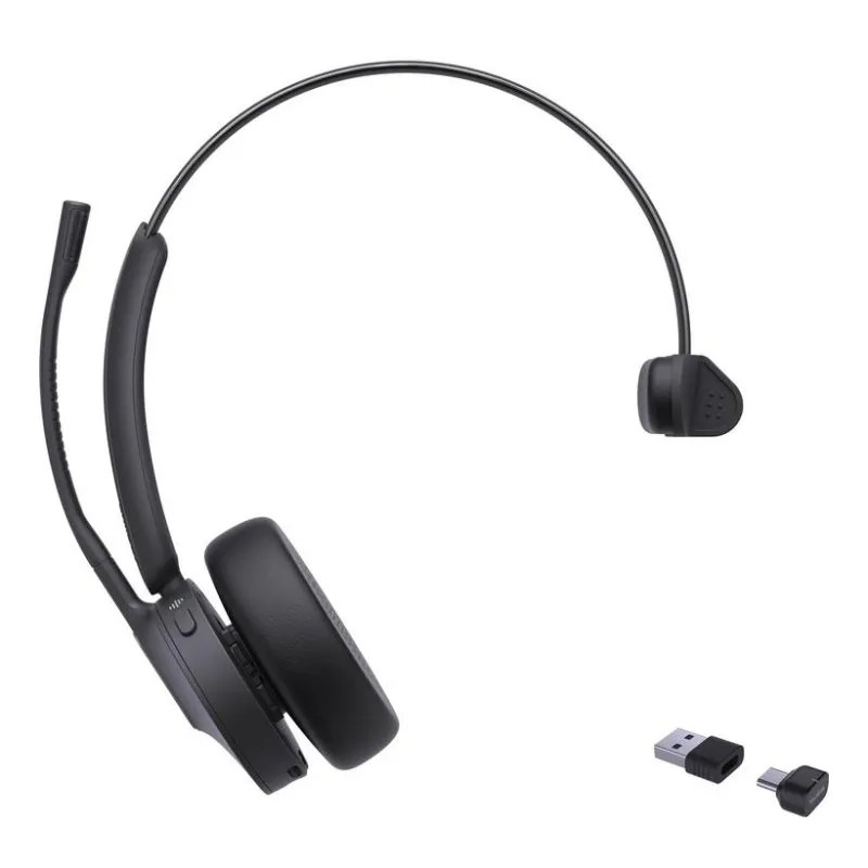 Auriculares Yealink BH70 Mono UC sem fios Bluetooth com Cancelamento de Ruído Preto