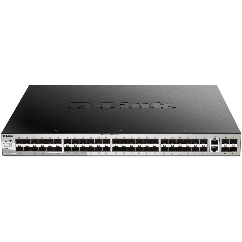 D-Link DGS-3130-54S Switch Gerido L3 48 Portas SFP + 2 Portas 10GBASE-T + 4 Portas 10G SPF+
