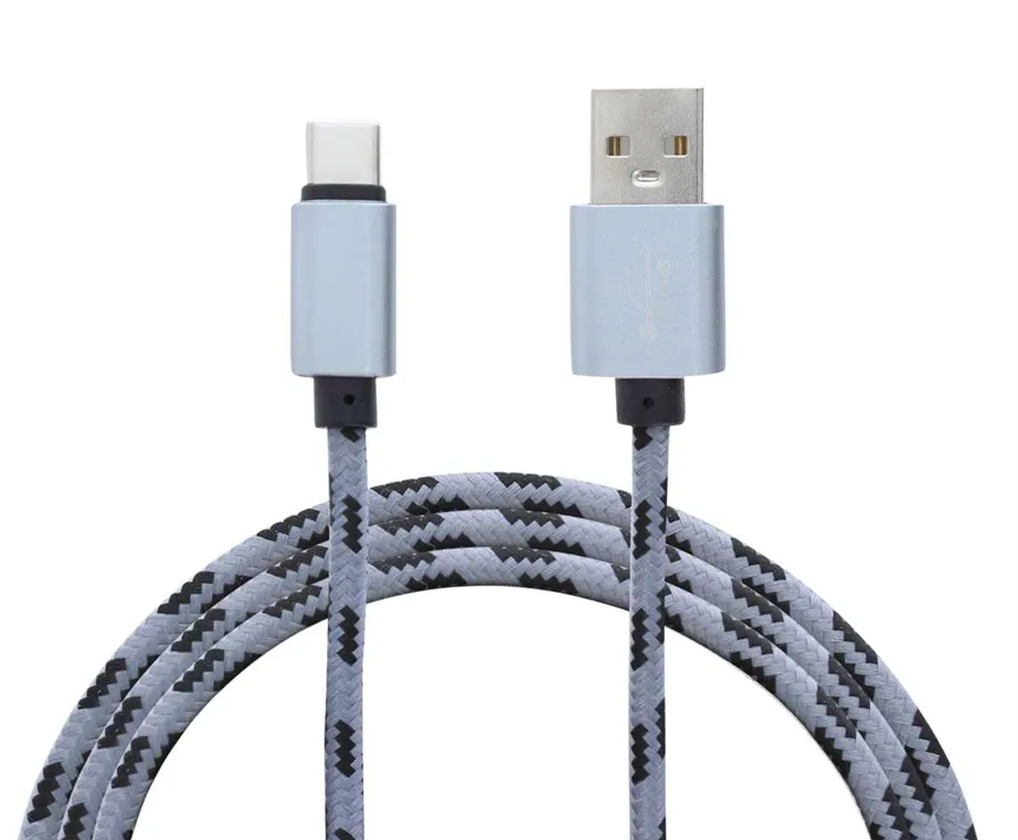 Cabo USB Yourban USB A - USB C cinza 1mt