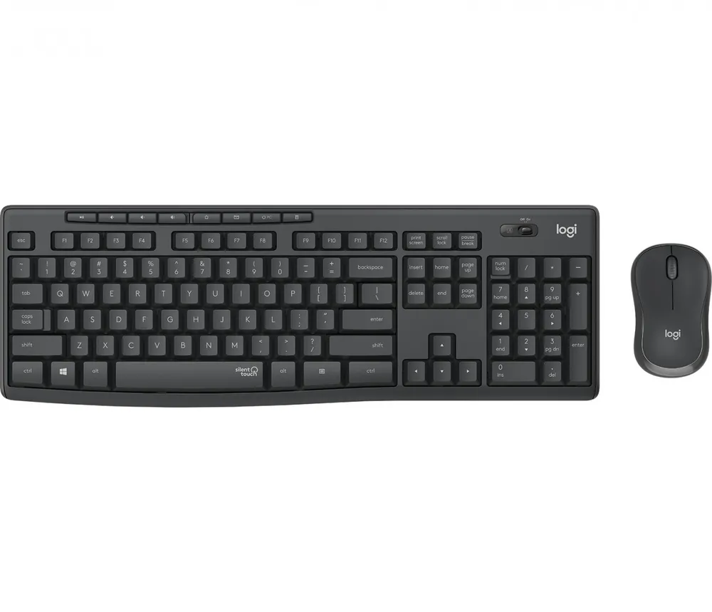 Logitech 920-009799 MK295 Silent Conjunto Sem Fios Grafite 920-009799