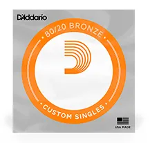 Corda Individual Guitarra Acústica D'Addario Bronze BW049