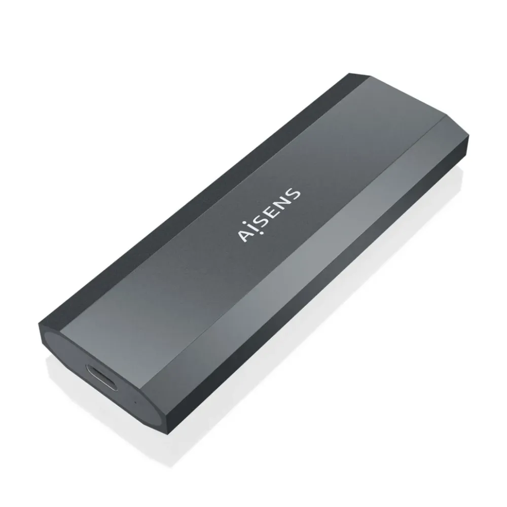 AISENS ASM2-029GR Caixa Externa para SSD M.2 NVMe USB 3.2 Gen2 Sem Ferramentas Alumínio Cinzento
