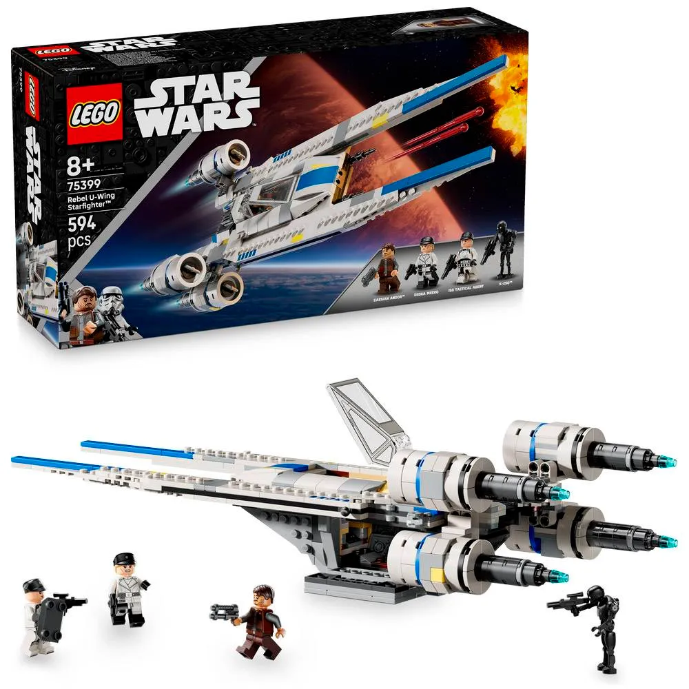 LEGO Star Wars: U-Wing Starfighter™ Rebelde | Idade 8+ | 594 Peças | Item 75399