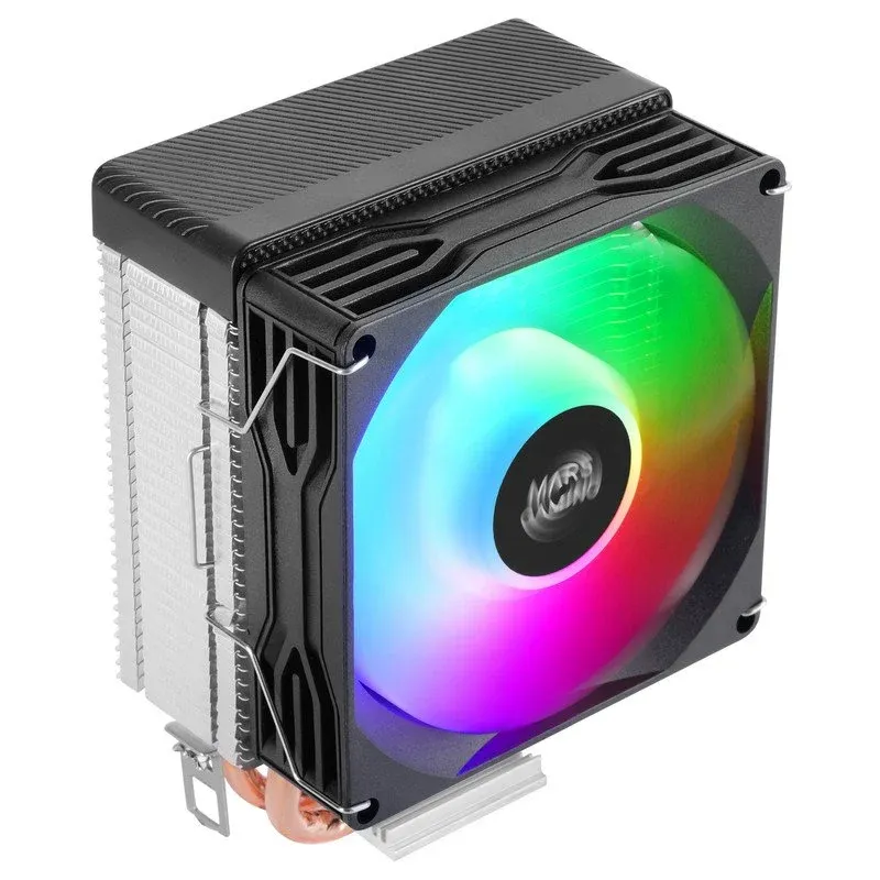 Cooler CPU Mars Gaming MCPU-X2 Cooler de CPU 150W com 2x Heatpipes e Ventoinha PWM FDB FRGB Preto