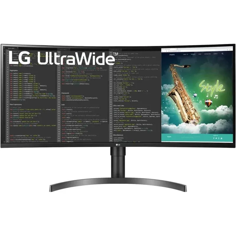 LG 35WN75CP-B 35" LED VA UltraWide QHD 100Hz FreeSync Curvo USB-C