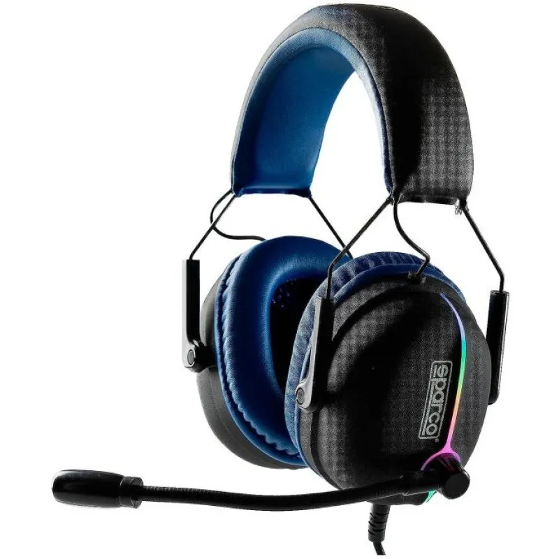 Sparco Evo Grandprix Headset Gaming USB Azul