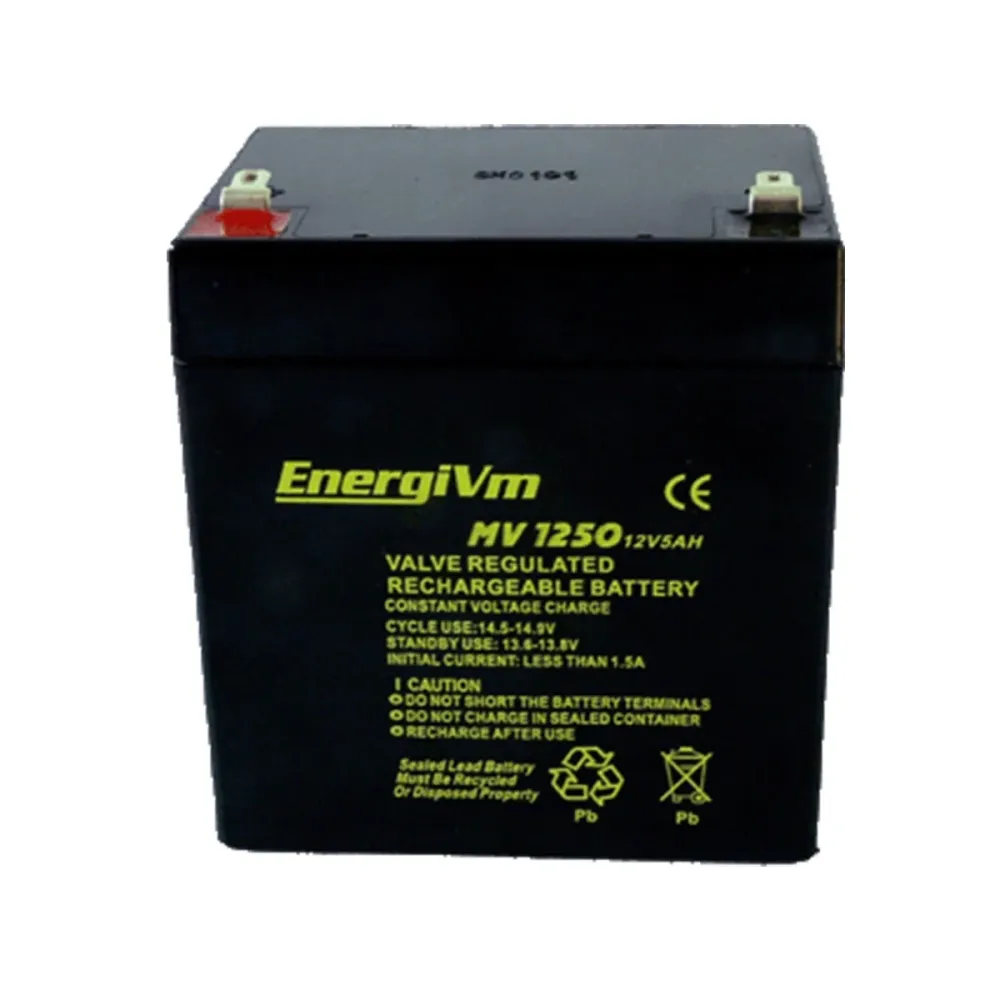 Bateria Chumbo EnergiVM 12V 5Ah MV1250