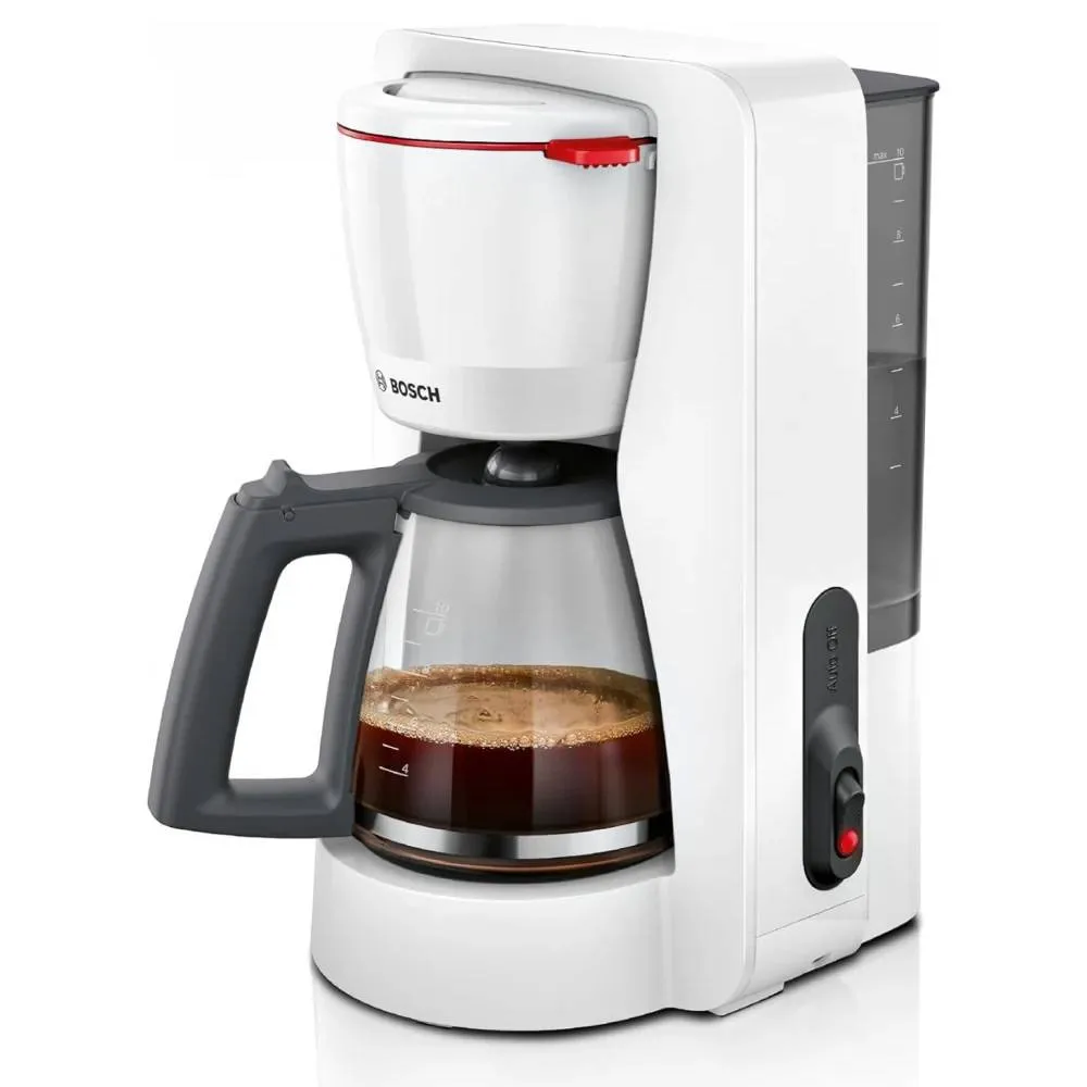 Máquina de Café de Filtro Bosch TKA2M111 1200W 1.25L Branca