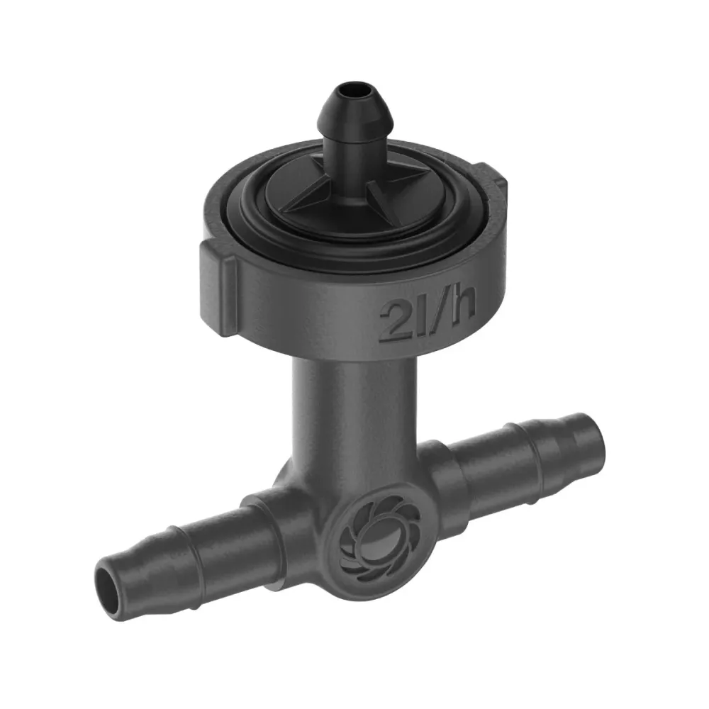 Sistema de Gotejamento Gardena 13312-20 Gotejador em linha 2 l/h autocompensante Preto