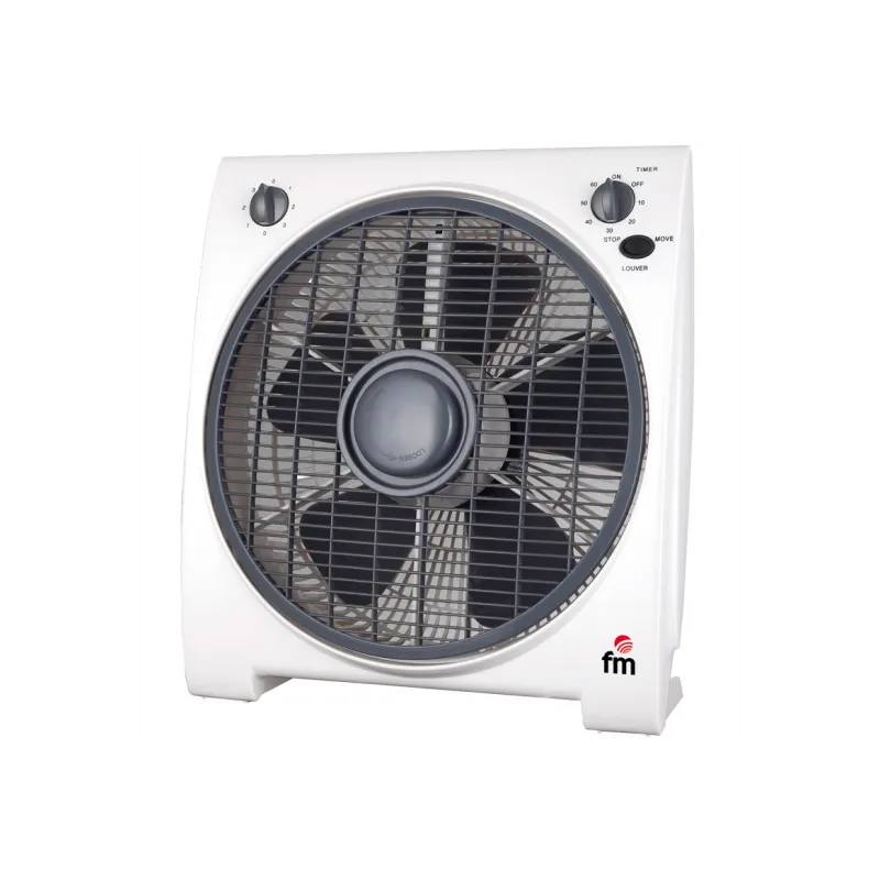 Ventilador de Solo GRUPO FM Box BF-4 (45W – Branco)