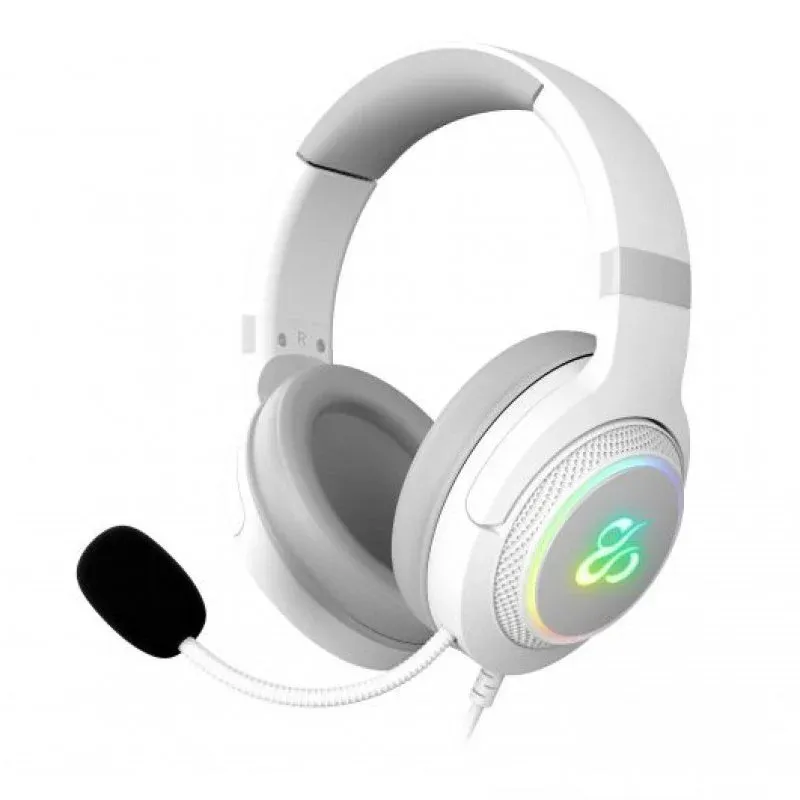 Newskill Sobek Ivory Headset Gaming RGB Multiplataforma Branco