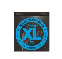 Jogo cordas guitarra baixo D'Addario ETB92S Black Nylon Short Scale 050-105