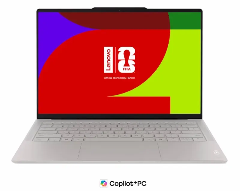 Portátil Lenovo - Intel Ultra 7 355 / 32GB DDR5 / 1TB SSD / 14" WQXGA+ / Touch / 120Hz / WI-FI 7 / Windows 11 Home - Yoga Slim 7i Ultra Aura Edition