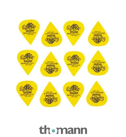 Dunlop Plectrums Tortex Sharp 0,73 12