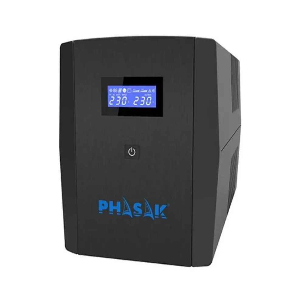 UPS Phasak PH7315 1560VA-900W AVR Preto