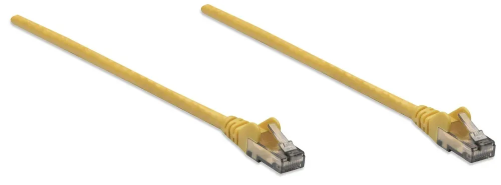 Intellinet Cat6 UTP cabo de rede Amarelo 10 m U/UTP (UTP) 343787