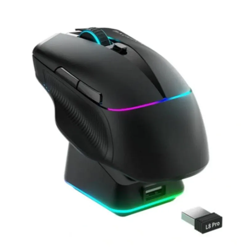 Rato Machenike L8 Pro RF Wireless Bluetooth USB-C 26000 DPI Preto